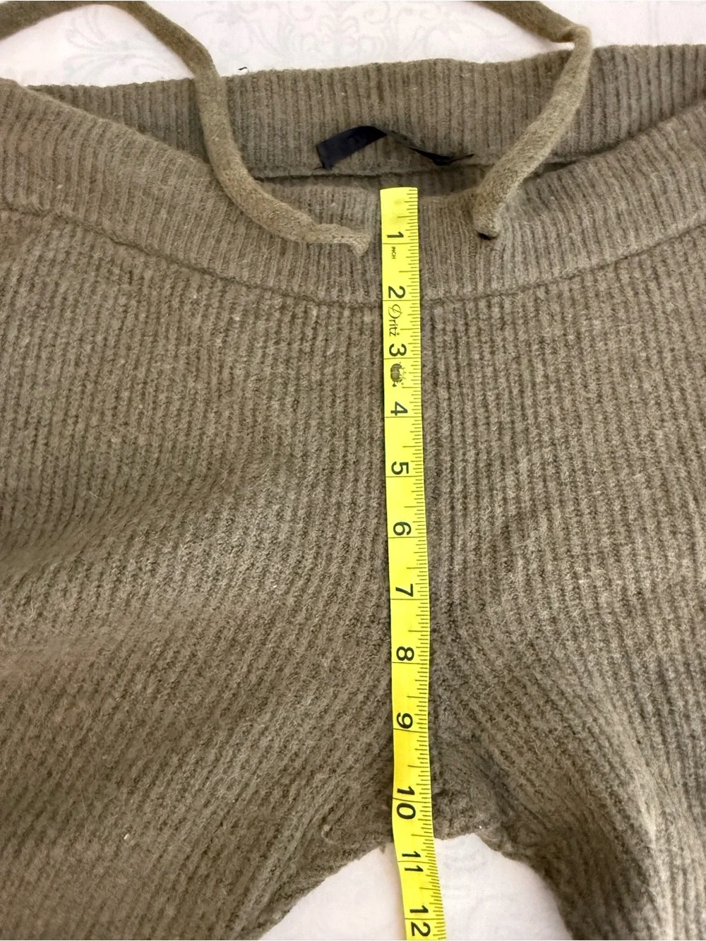 Jenni Kayne Merino Wool Baby Alpaca Blend Fisherman Knit Sweatpants Size Medium